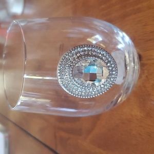 New Fig & Fern Glass with Rhinestone Bling